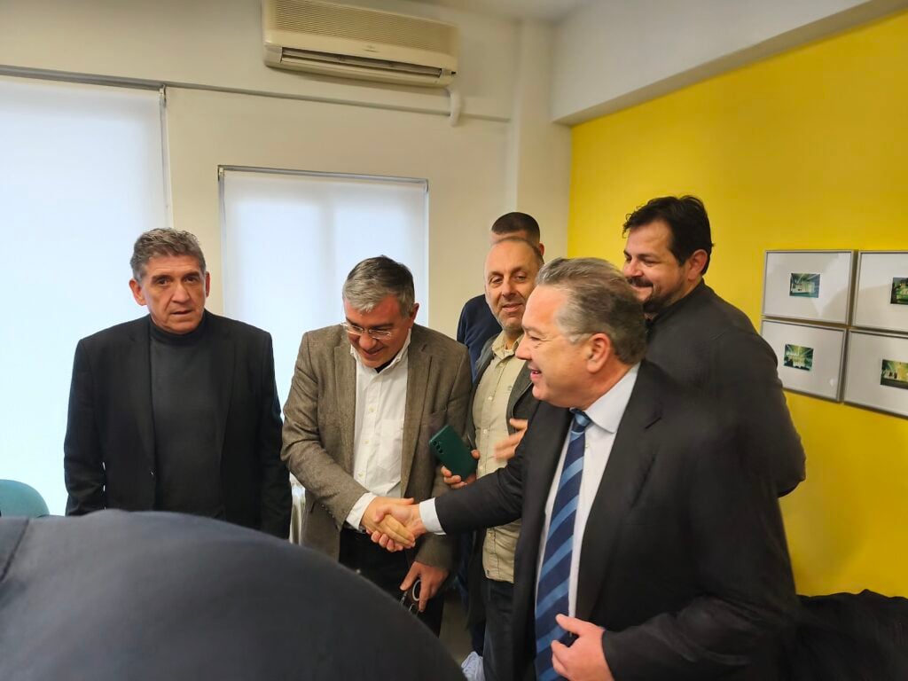 Ο Κώστας Σβόλης στη σύσκεψη της ΠΕΔ Δυτικής Ελλάδας με Γραφάκο