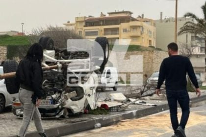 Ανατράπηκε όχημα στην παραλιακή Ηρακλείου