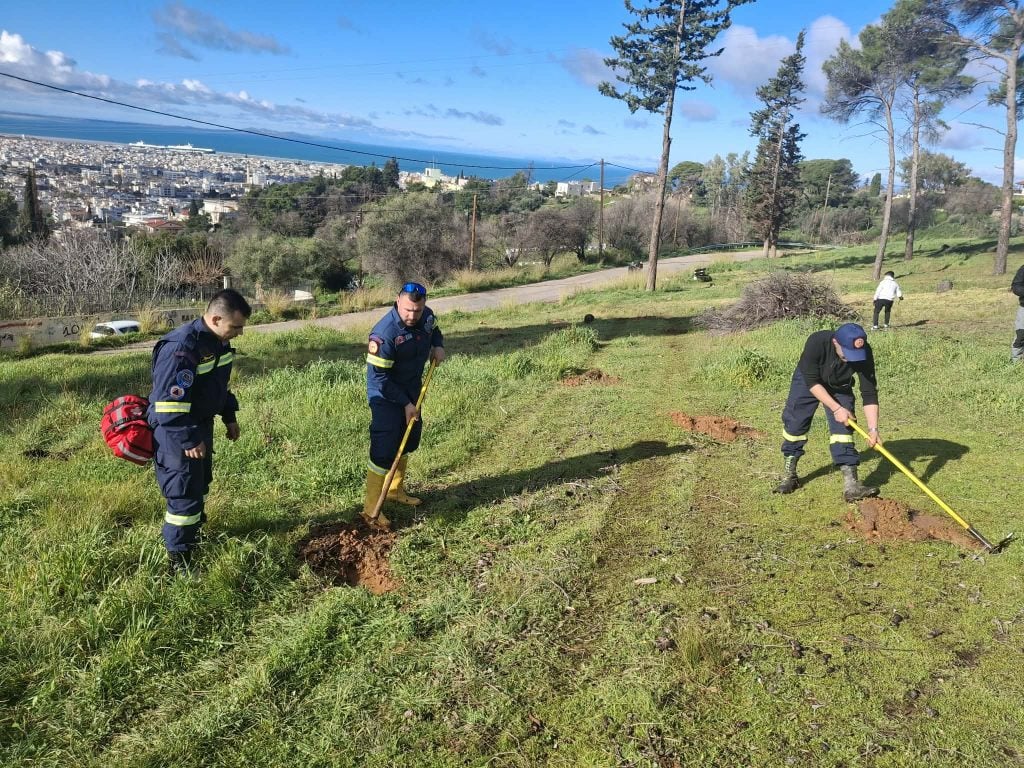 Ολοκληρώθηκε με επιτυχία η δράση αναδάσωσης στο Άλσος Γηροκομείου ΦΩΤΟ