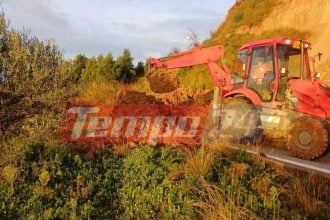 Ηλεία: Νέα μεγάλη κατολίσθηση-ΦΩΤΟ