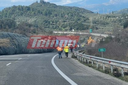Κατολίσθηση στην Ιονία Οδό: Κλειστά παραμένουν και τα δύο ρεύματα κυκλοφορίας - ΦΩΤΟ