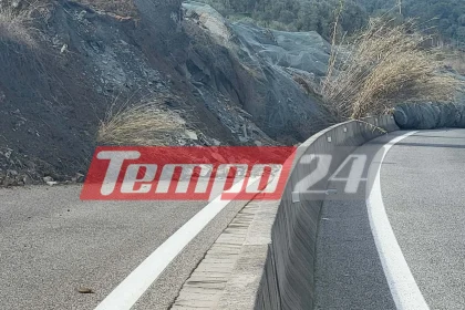 Μετά τις κατολισθήσεις στην Ιόνια οδό και άλλες δύο στην Αιτωλοακαρνανία