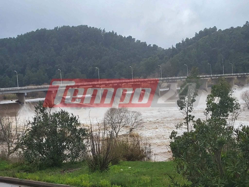 Ηλεία: «Φούσκωσε» ο Αλφειός ποταμός - Οριακά για υπερχείλιση (ΒΙΝΤΕΟ & ΦΩΤΟ)