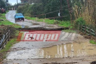 Σταδιακή αποκατάσταση υδροδότησης στον Πύργο, μετά τις καταστροφές από την κακοκαιρία