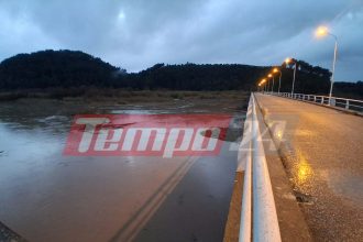 Σε συναγερμό οι Αρχές στην Ηλεία από την υπερχείλιση του Αλφειού (ΦΩΤΟ)