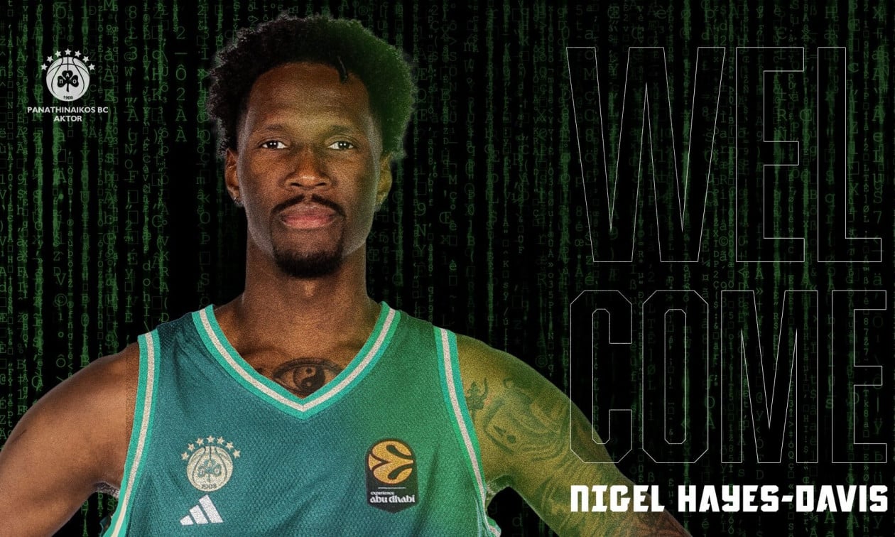Παναθηναϊκός AKTOR: Στην Ελλάδα ο Νάιτζελ Χέιζ Ντέιβις - Ενσωματώνεται άμεσα στην ομάδα