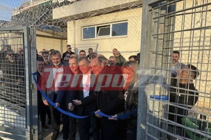 Ο Υπουργός Αθλητισμού Γ. Βρούτσης εγκαινίασε τον χλοοτάπητα στα Προσφυγικά - Εξήγγειλε αναβάθμιση όλων των αθλητικών εγκαταστάσεων (ΦΩΤΟ)