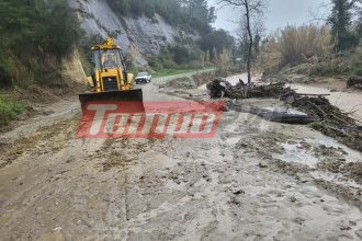 Ηλεία: Κατέρρευσε η γέφυρα του Ενιπέα στο Λαντζόι από την κακοκαιρία - "Ποτάμια" οι δρόμοι (ΦΩΤΟ & ΒΙΝΤΕΟ)