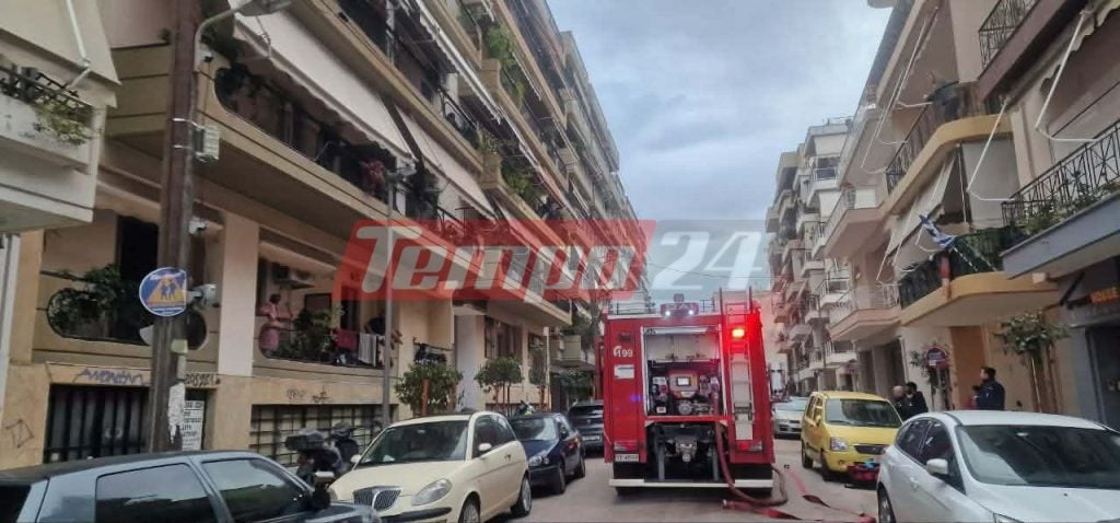 Πάτρα: Φωτιά στην οδό Σμύρνης από σόμπα υγραερίου - Μεγάλη κινητοποίηση (ΦΩΤΟ)
