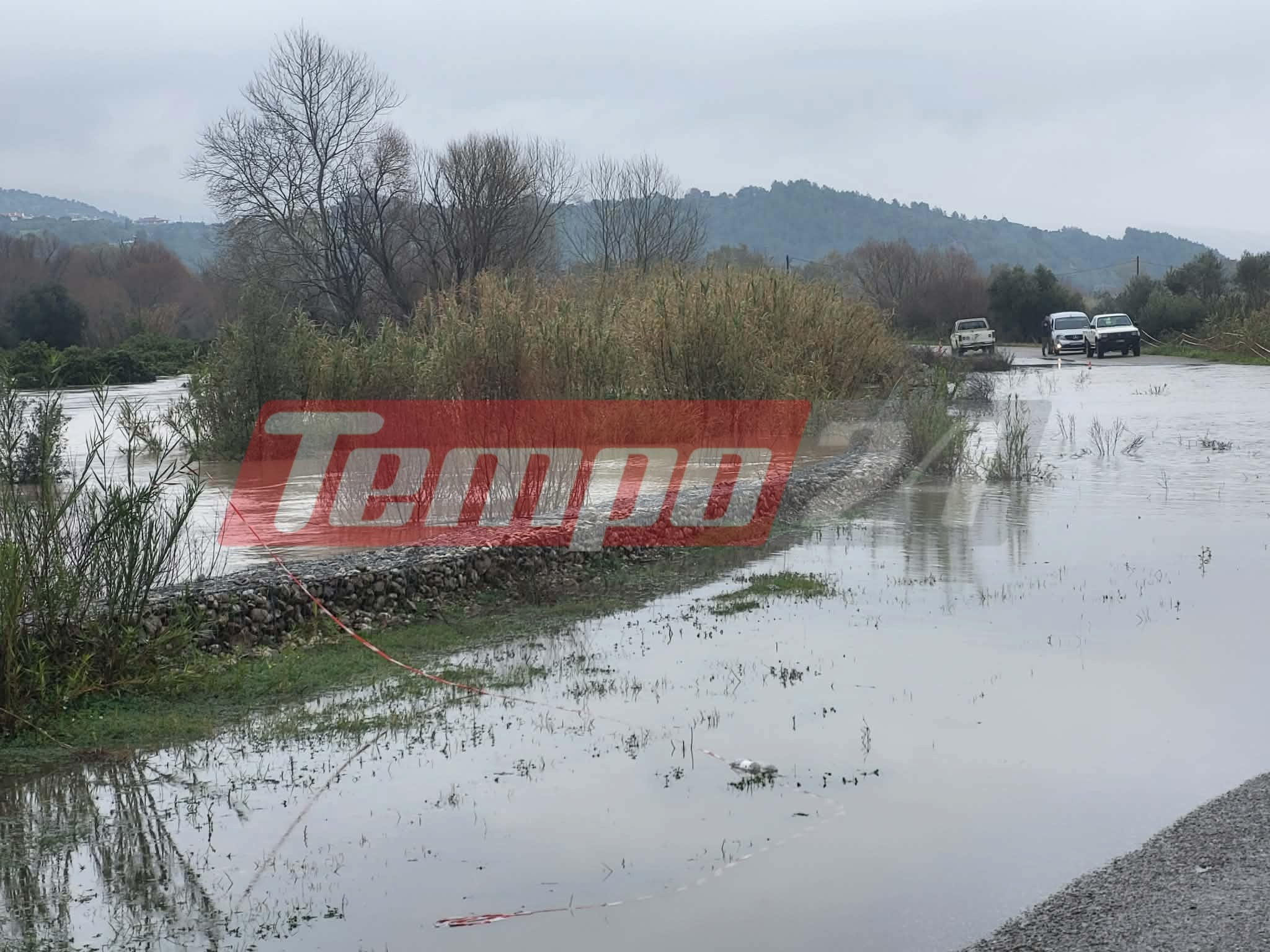 Δήμος Ανδρίτσαινας–Κρεστένων: Χωρίς μεταφορά οι μαθητές s;hmeraΔευτέρα λόγω υπερχείλισης του Αλφειού