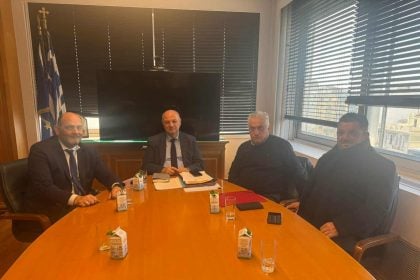 Συνάντηση Φωτήλα με Τσιάρα για τα κρίσιμα ζητήματα του αγροτικού κόσμου της Αχαΐας