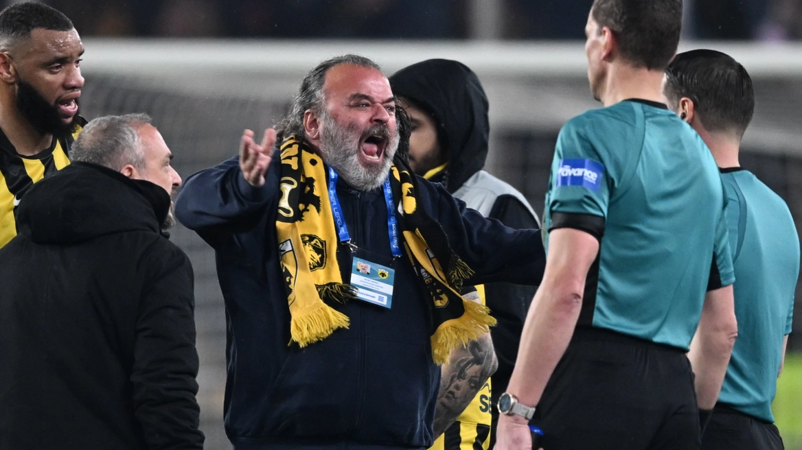 Μάριος Ηλιόπουλος: Πρόστιμο 20.000 ευρώ για τη συμπεριφορά του στον αγώνα της ΑΕΚ με τον Ολυμπιακό