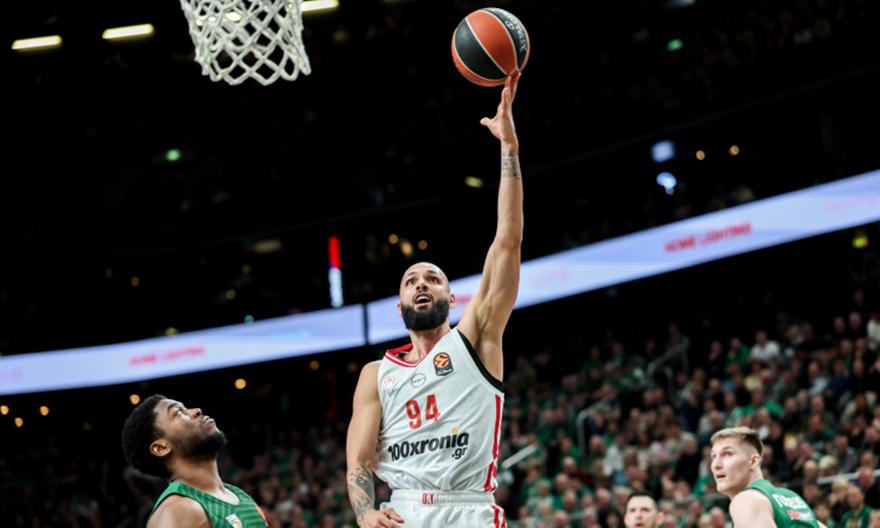 Πάλεψε στο Κάουνας ο λαβωμένος Ολυμπιακός, αλλά λύγισε στο "θρίλερ" των δύο παρατάσεων παρά το ρεκόρ καριέρας του Φουρνιέ