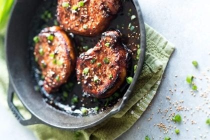 Ασιατική μπριζόλα με σόγια σος και τζίντζερ