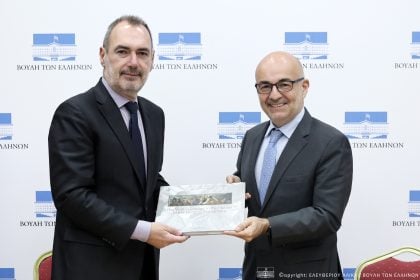 Ο Ανδρέας Κατσανιώτης συναντήθηκε με τον Πρέσβη της Αργεντινής