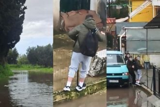 Αιτωλοακαρνανία: Πλημμύρισε ξανά το Νεοχώρι - Tριτοκοσμικές σκηνές με μαθητές (ΦΩΤΟ)