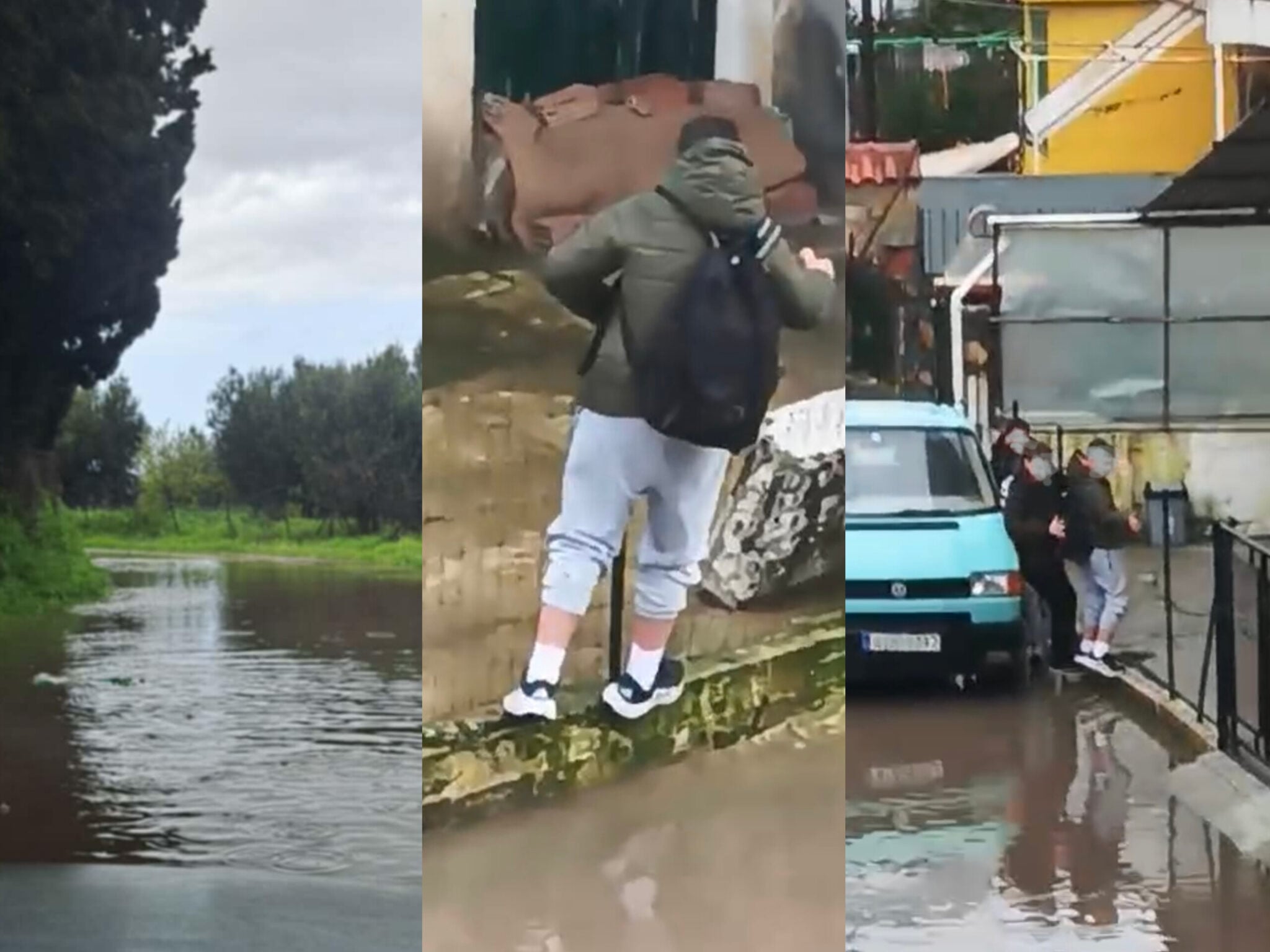 Αιτωλοακαρνανία: Πλημμύρισε ξανά το Νεοχώρι – Tριτοκοσμικές σκηνές με μαθητές (ΦΩΤΟ)