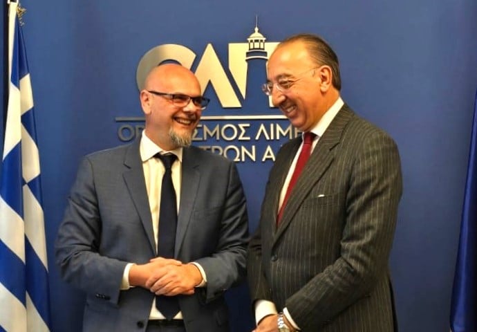 Ο Πρέσβης της Ισπανίας Jorge Domecq στον Οργανισμό Λιμένος Πατρών