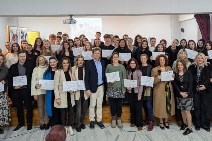 Η Πάτρα στο επίκεντρο ευρωπαϊκού διαλόγου: μαθητές από Γερμανία και Κύπρο στο 1ο ΓΕΛ Πατρών