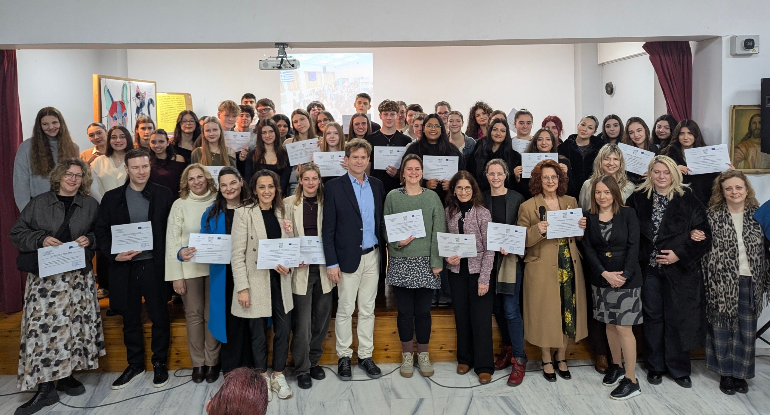 Η Πάτρα στο επίκεντρο ευρωπαϊκού διαλόγου: μαθητές από Γερμανία και Κύπρο στο 1ο ΓΕΛ Πατρών