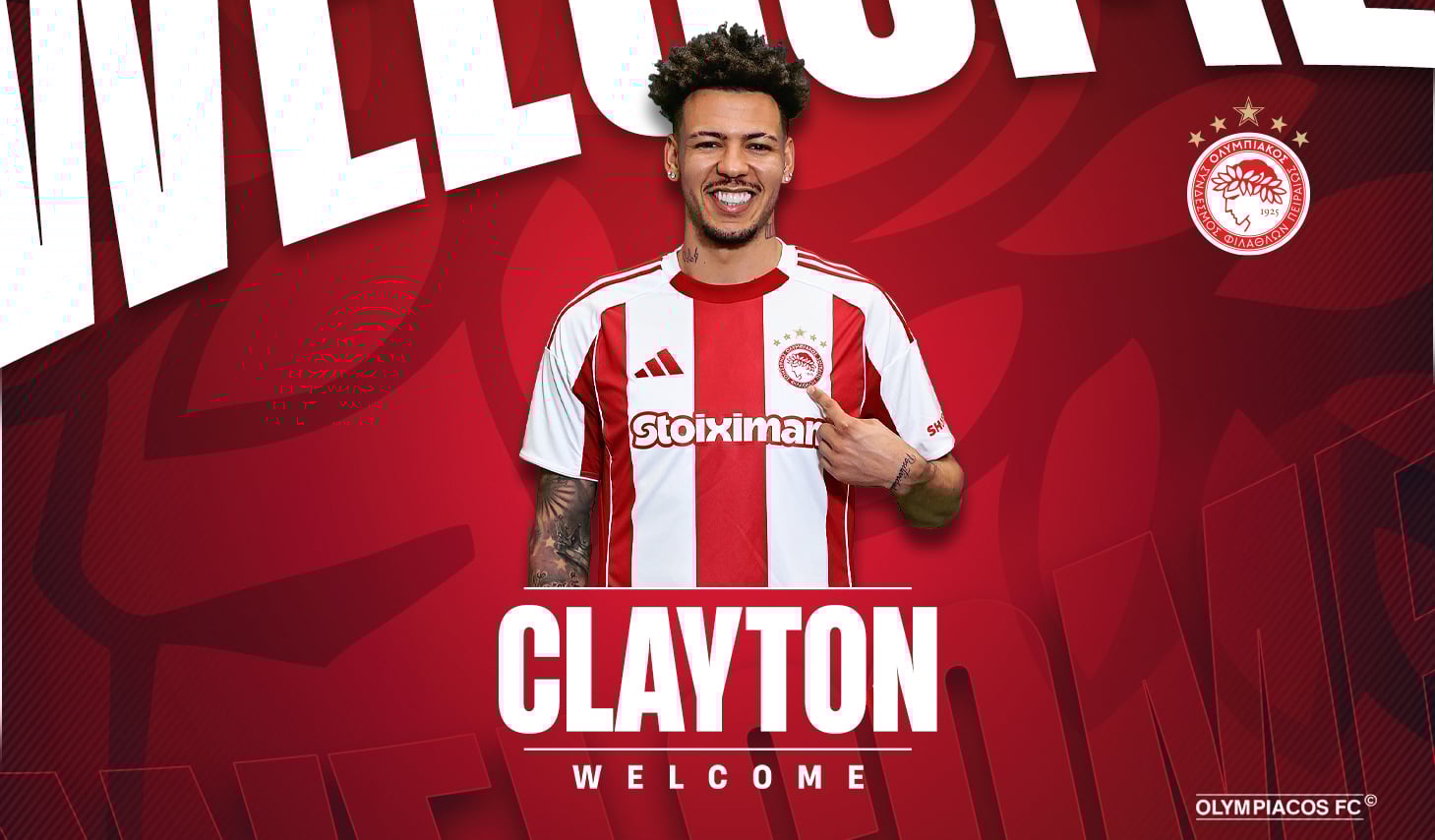 Ανακοίνωσε τον Κλέιτον ο Ολυμπιακός