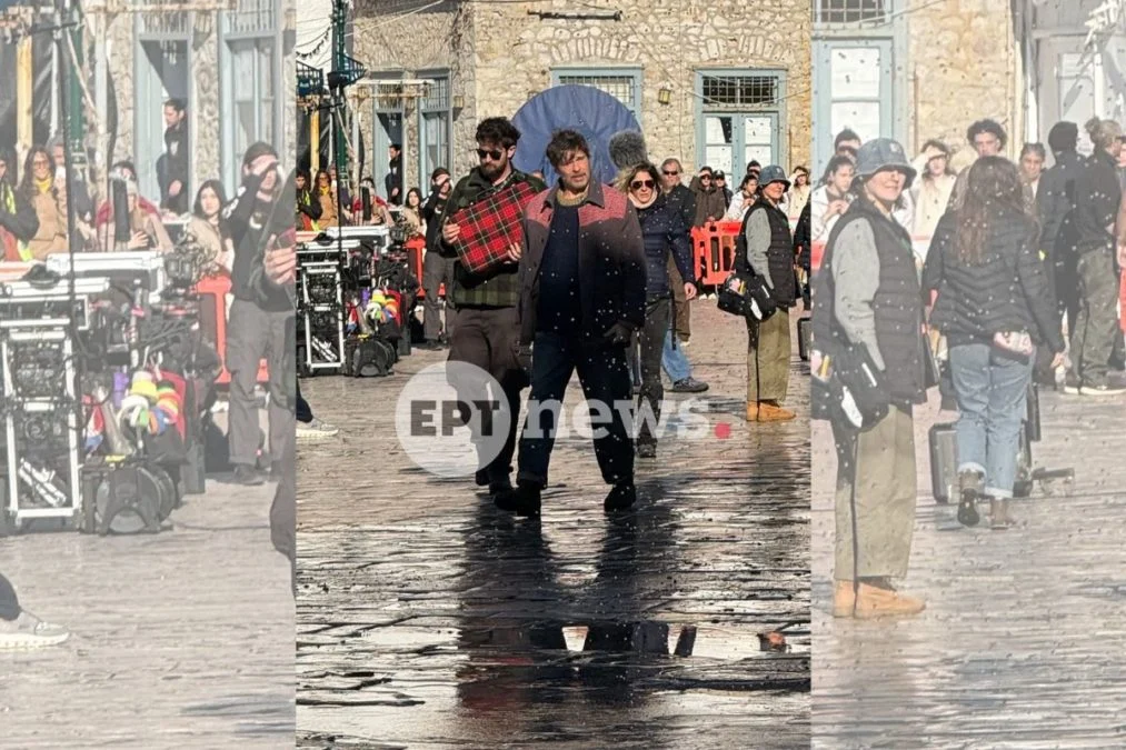 Ο Μπραντ Πιτ στην Ύδρα: Δείτε νέες φωτογραφίες από τα γυρίσματα