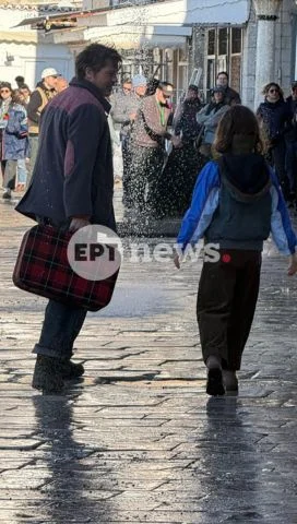 Ο Μπραντ Πιτ στην Ύδρα: Δείτε νέες φωτογραφίες από τα γυρίσματα