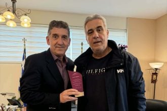 Βράβευση του Συλλόγου "Πείρος" για την εθελοντική προσφορά στην πυρκαγιά του Αυγούστου