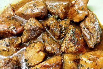 Χοιρινές μπουκιές με μπύρα