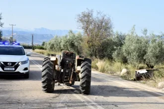 Γορτυνία: 67χρονος καταπλακώθηκε από τρακτέρ και τραυματίστηκε θανάσιμα