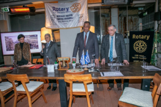 Η κοπή της πρωτοχρονιάτικης πίτας του Ροταριανού Ομίλου «Πάτρα Κωστής Παλαμάς»