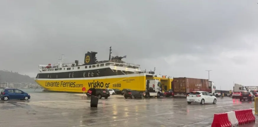 Κανονικά τα δρομολόγια των πλοίων σε Κεφαλονιά & Ζάκυνθο μετά τη χθεσινή κακοκαιρία