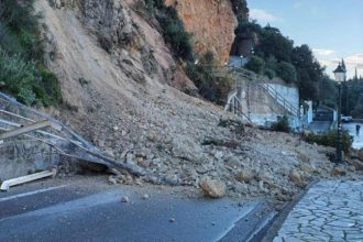 Κατολισθήσεις: Μετά την Ιόνια οδό, έκλεισε και η παλιά εθνική προς Ιωάννινα ΝΕΟΤΕΡΑ
