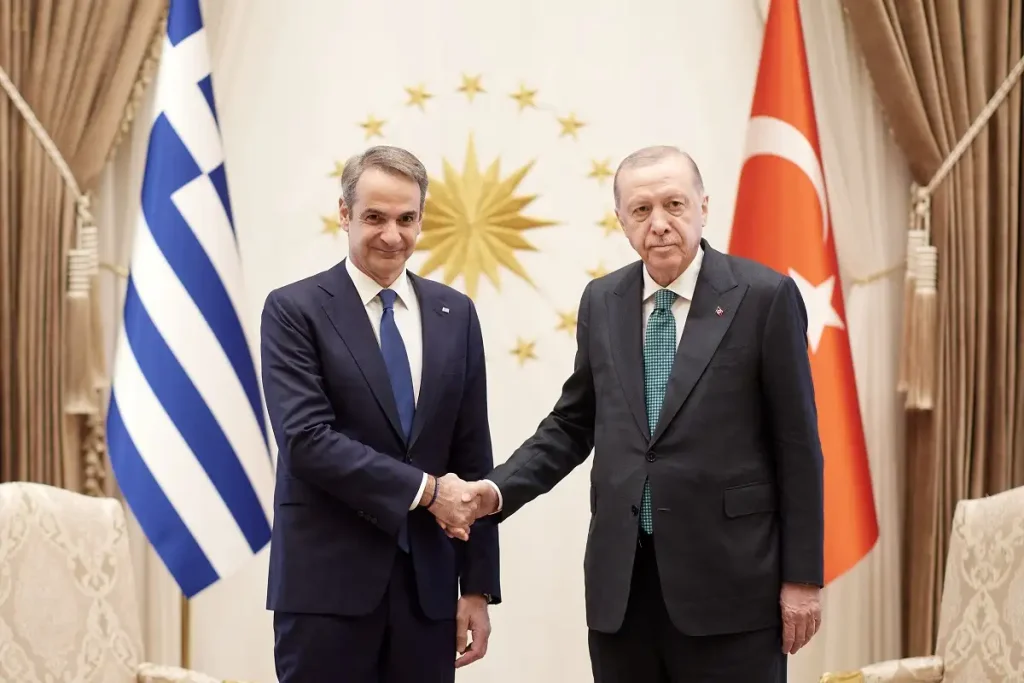 Αναφορά Μητσοτάκη στο casus belli - «Ώρα να αρθούν οι απειλές», είπε στον Ερντογάν, «πολύτιμο φίλο» τον χαρακτήρισε ο πρόεδρος της Τουρκίας (ΒΙΝΤΕΟ)