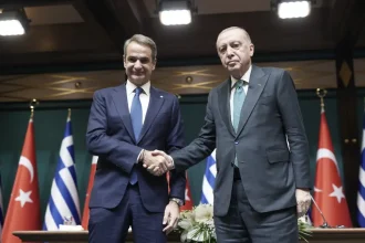 Κοινή δήλωση Μητσοτάκη - Ερντογάν: Στόχος τα 10 δισ. δολάρια σε διμερή εμπορικό όγκο έως το τέλος της δεκαετίας