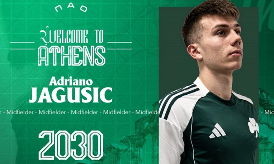 Επίσημο: Στον Παναθηναϊκό για 4,5 χρόνια ο Αντριάνο Γιάγκουσιτς