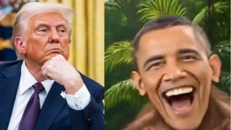 Ο Τραμπ απέσυρε από την ιστοσελίδα του το βίντεο με τον Ομπάμα και τη γυναίκα του που εμφανίζονται ως πίθηκοι