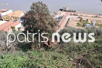 Ειδικό συνεργείο από την Αθήνα στο Κατάκολο για την απομάκρυνση του βράχου των 40 τόνων-ΦΩΤΟ