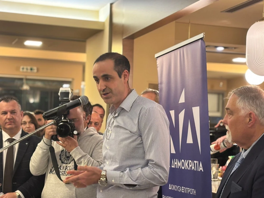 Γρηγόρης Δημητριάδης στην κοπή πίτας της ΔΕΕΠ Ηλείας: «Είμαι στρατιώτης της παράταξης - Δεν σκοπεύω να πολιτευτώ το 2027»