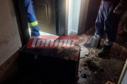 Πάτρα: Φωτιά στην οδό Σμύρνης από σόμπα υγραερίου