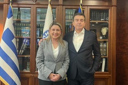 Χριστίνα Αλεξοπούλου: Συνάντηση με τον Μιχάλη Χρυσοχοΐδη