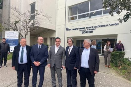 Σε πλήρη εξέλιξη το έργο "Επέκταση ΤΕΠ και κατασκευή πεζογέφυρας διασύνδεσης ΠΓΝΠ με κτίριο του Πανεπιστημίου Πατρών