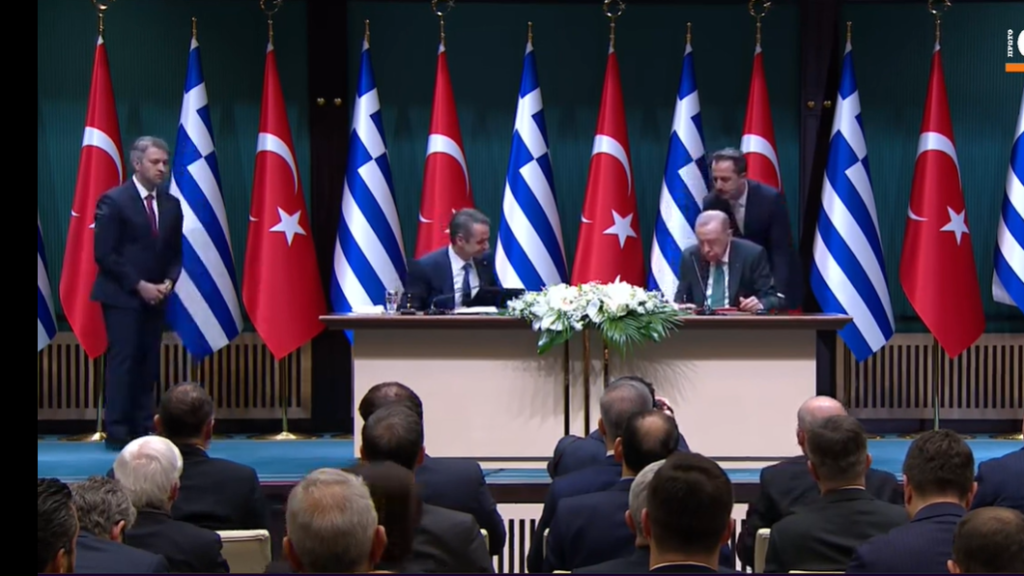 Live οι κοινές δηλώσεις Μητσοτάκη- Ερντογάν