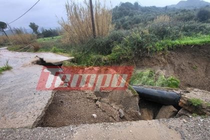 Χωρίς νερό για μέρες Πύργος και Αρχαία Ολυμπία μετά τις καταστροφές από την σφοδρή κακοκαιρία