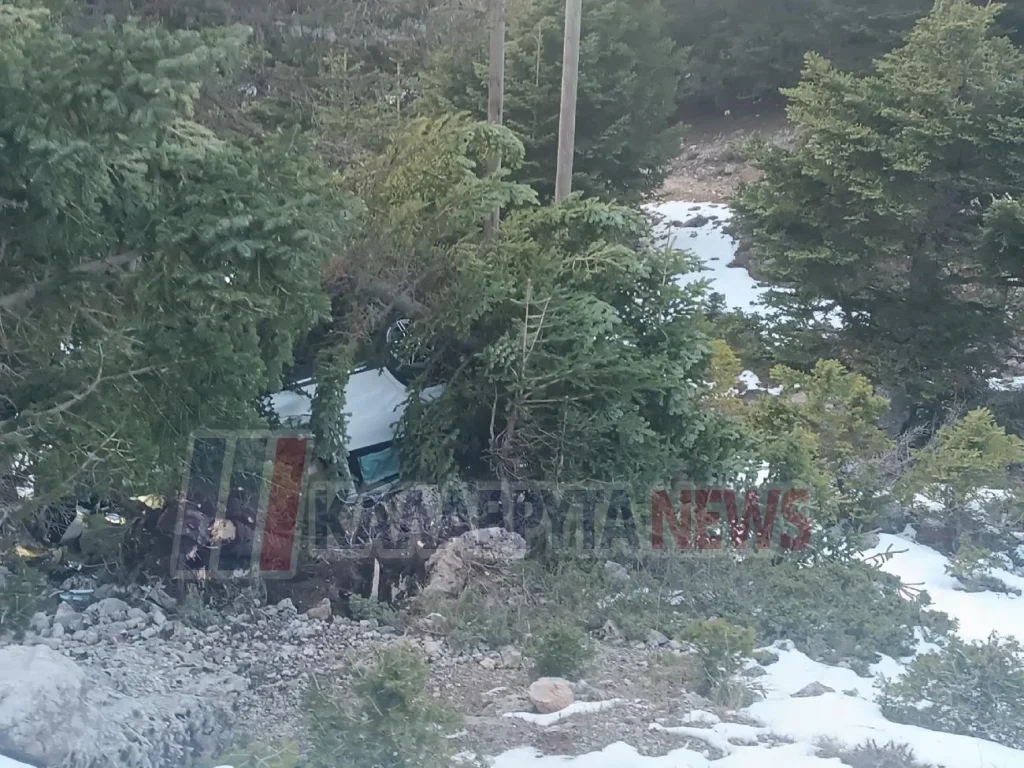 Σοκαριστικό τροχαίο στα Καλάβρυτα: Νεαρή καρφώθηκε σε δέντρο - Το αυτοκίνητο έπεσε σε πλαγιά και διαλύθηκε (ΦΩΤΟ)