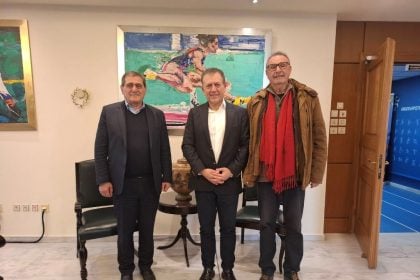 Δήμος Πατρέων: Με τον Υπουργό Αθλητισμού συναντήθηκαν Κ. Πελετίδης και Τάκης Πετρόπουλος