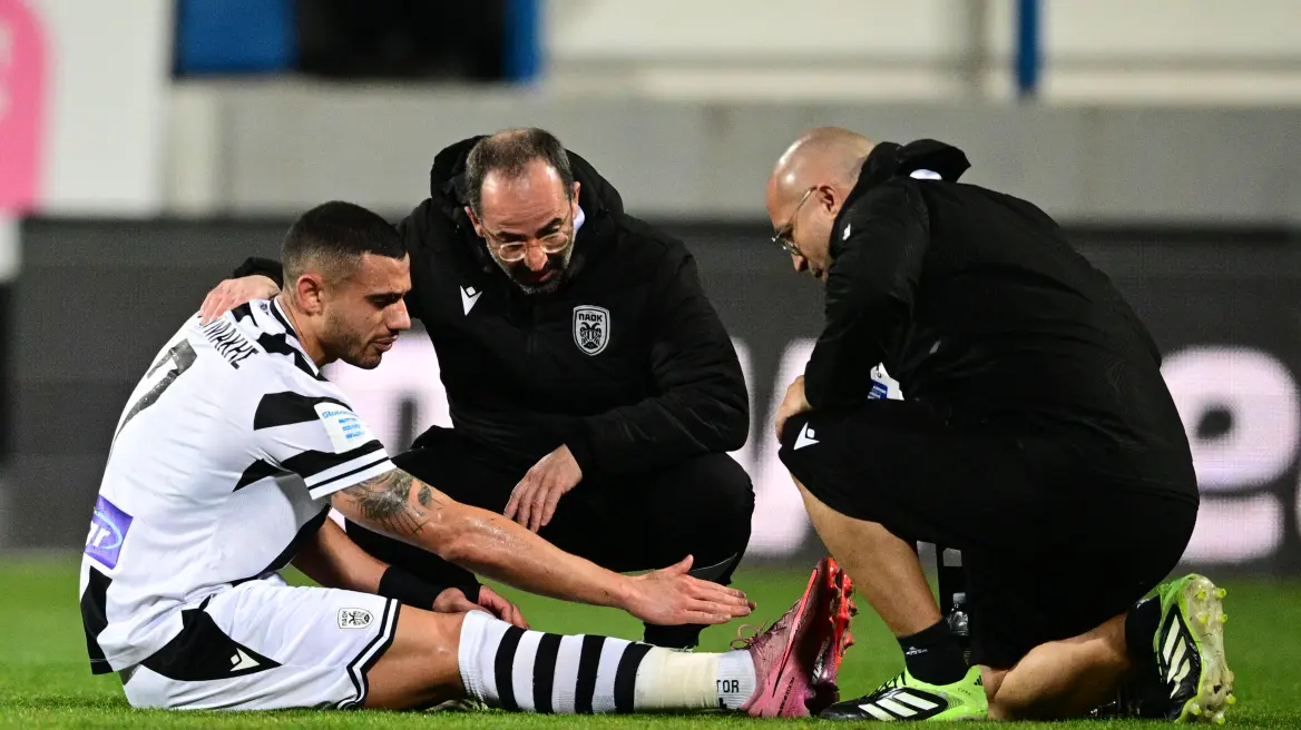 Νέο πρόβλημα για τον ΠΑΟΚ εν όψει Ολυμπιακού: Αναγκαστική αλλαγή ο Γιακουμάκης στο παιχνίδι με την Κηφισιά