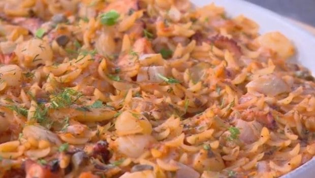 Γιουβέτσι χταπόδι στην κατσαρόλα