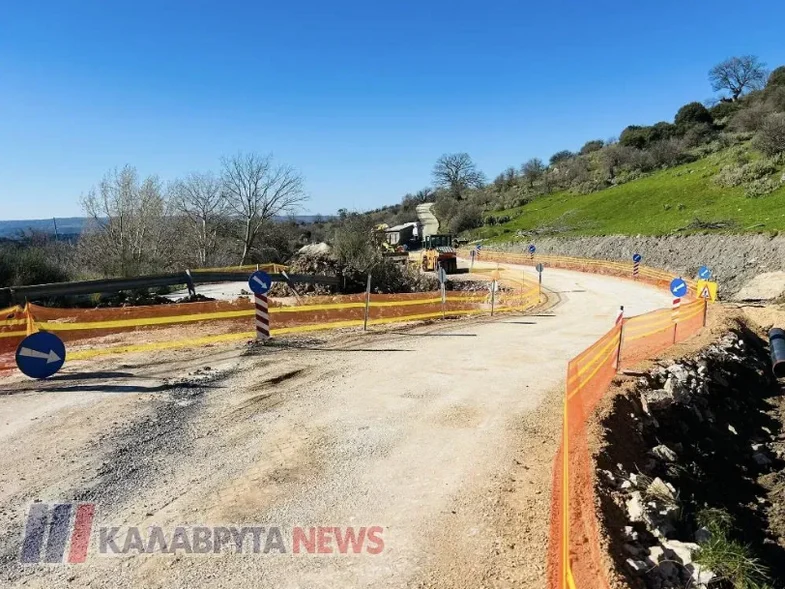 Ολοκληρώθηκε η προσωρινή παράκαμψη στην «111» μετά τη μεγάλη καθίζηση