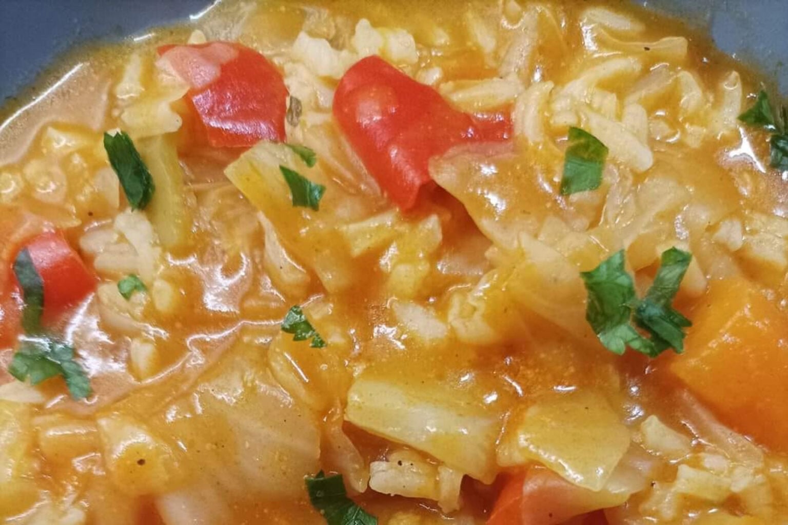 Κοκκινιστό λαχανόρυζο